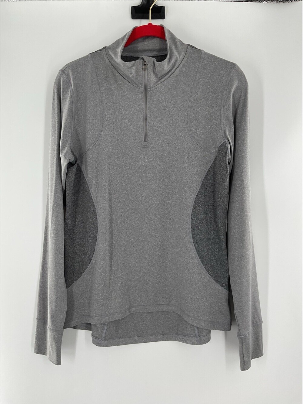 Threads 4 Thought Women’s Size Large Athletic Shirt Long Sleeve Gray 123